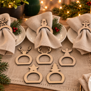 ChatGPT Image 14. Sept. 2026, 15_49_00 Serviettenringe – Weihnachten – Holz – 8er-Set