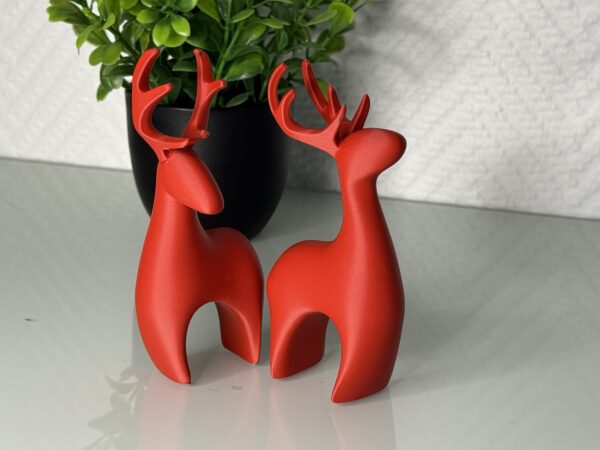 IMG_7774 Rentier Deko – Weihnachten – 3D-Druck – 2er-Set