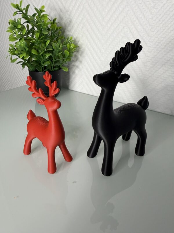 IMG_7947(2) Rentier Deko – Weihnachten – 3D-Druck – 2er-Set