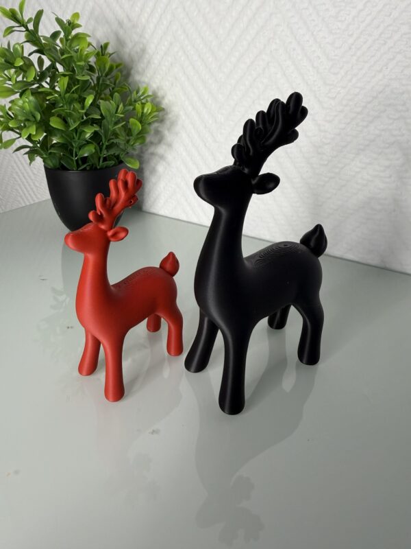 IMG_7948(2) Rentier Deko – Weihnachten – 3D-Druck – 2er-Set