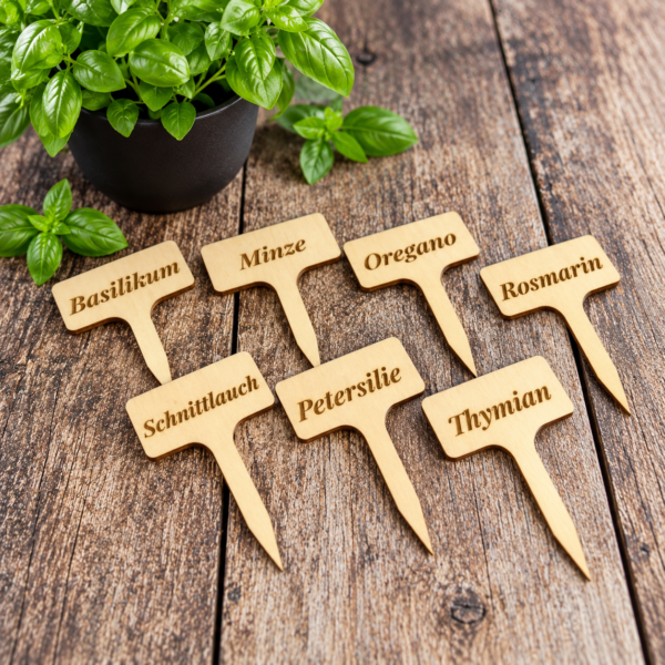 Kräuterstecker – Kräutergarten – Holz – personalisierbar
